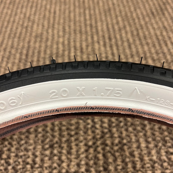 BICYCLE TIRES 20 X 1.75 WHITE WALL FITS SCHWINN HUFFY SEARS MURRAY & O –  Bicycle Heaven