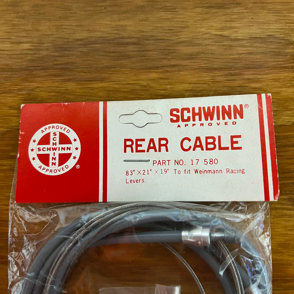 Schwinn front brake store cable