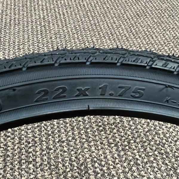 BICYCLE TIRE 22 X 1.75 FITS UNICYCLE SCHWINN OTHERS NEW