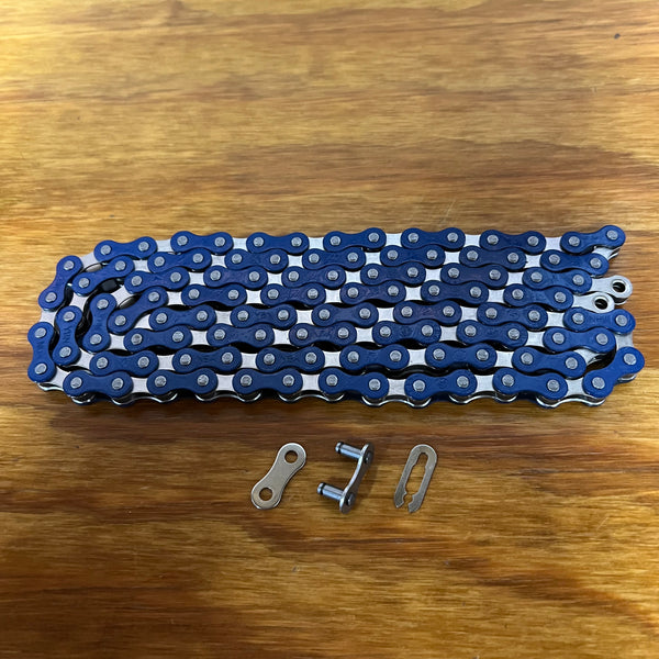 Blue bmx chain on sale