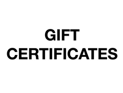 GIFT CERTIFICATES