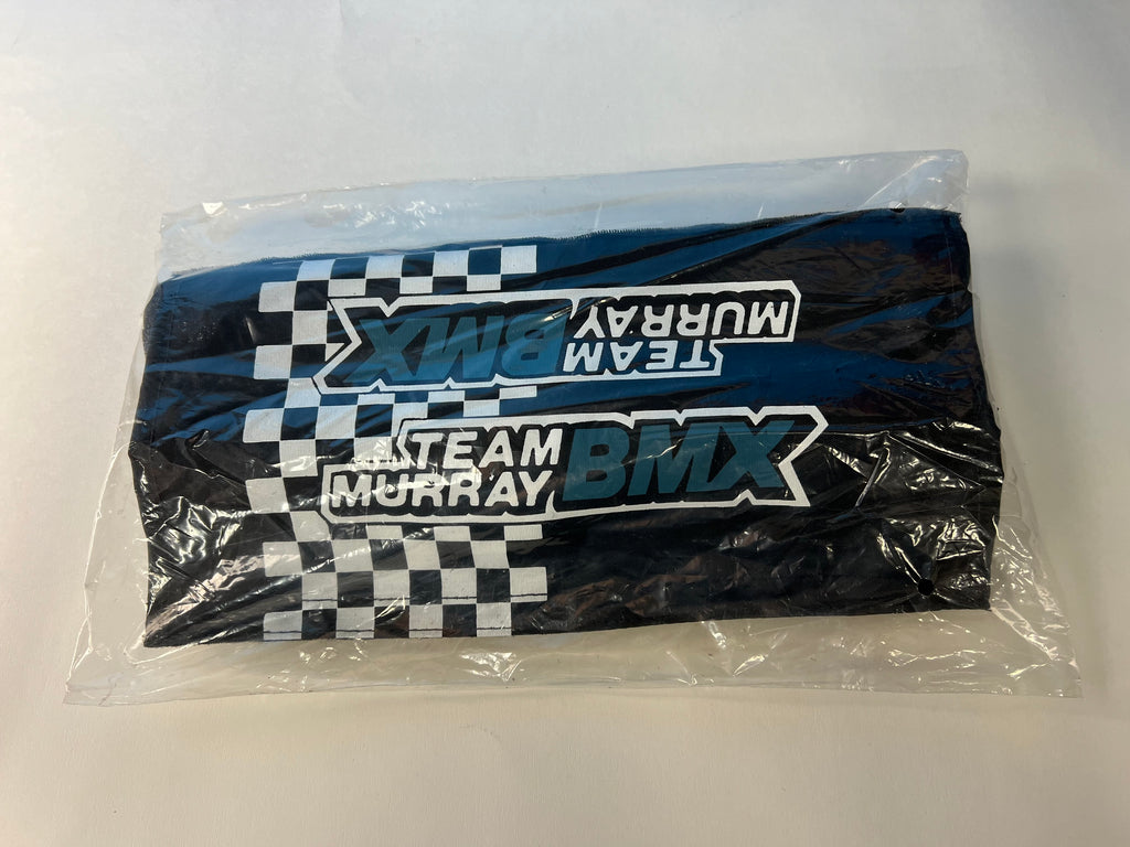 OLD SCHOOL BMX TEAM MURRAY BMX 330 BLACK BLUE & WHITE PAD SET VINTAGE NOS