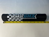 OLD SCHOOL BMX TEAM MURRAY BMX 330 BLACK BLUE & WHITE PAD SET VINTAGE NOS