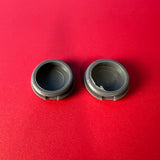 BICYCLE CRANK DUST CAPS GRAY FOR OLD SCHOOL BMX ROAD BIKES MOUNTAIN BIKES NEW