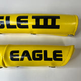 OLD SCHOOL EAGLE III YELLOW BMX BIKE PAD SET VINTAGE NOS