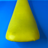 TROXEL YELLOW BANANA SEAT SADDLE FITS JUNIOR STINGRAYS & OTHERS VINTAGE