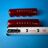 TRICYCLE GRIPS RED 2-7/8" LONG 5/8" I.D FIT SEARS HUFFY AMF MURRAY OTHER VINTAGE