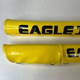 OLD SCHOOL EAGLE IV YELLOW BMX BIKE PAD SET VINTAGE NOS