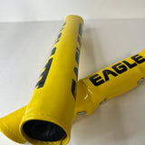 OLD SCHOOL EAGLE III YELLOW BMX BIKE PAD SET VINTAGE NOS