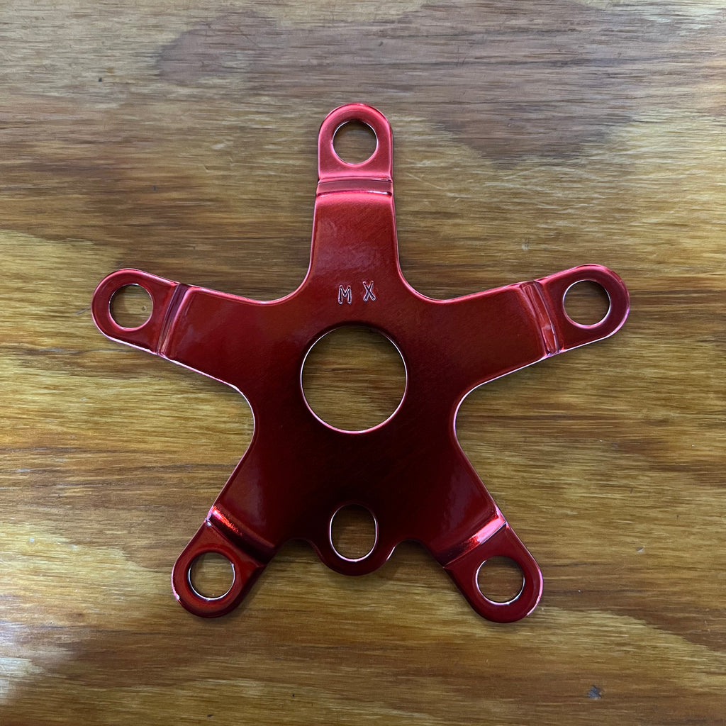 OLD SCHOOL RED BMX CHAINRING 110 BCD SPIDER FITS SUGINO SUNTOUR GT & O ...